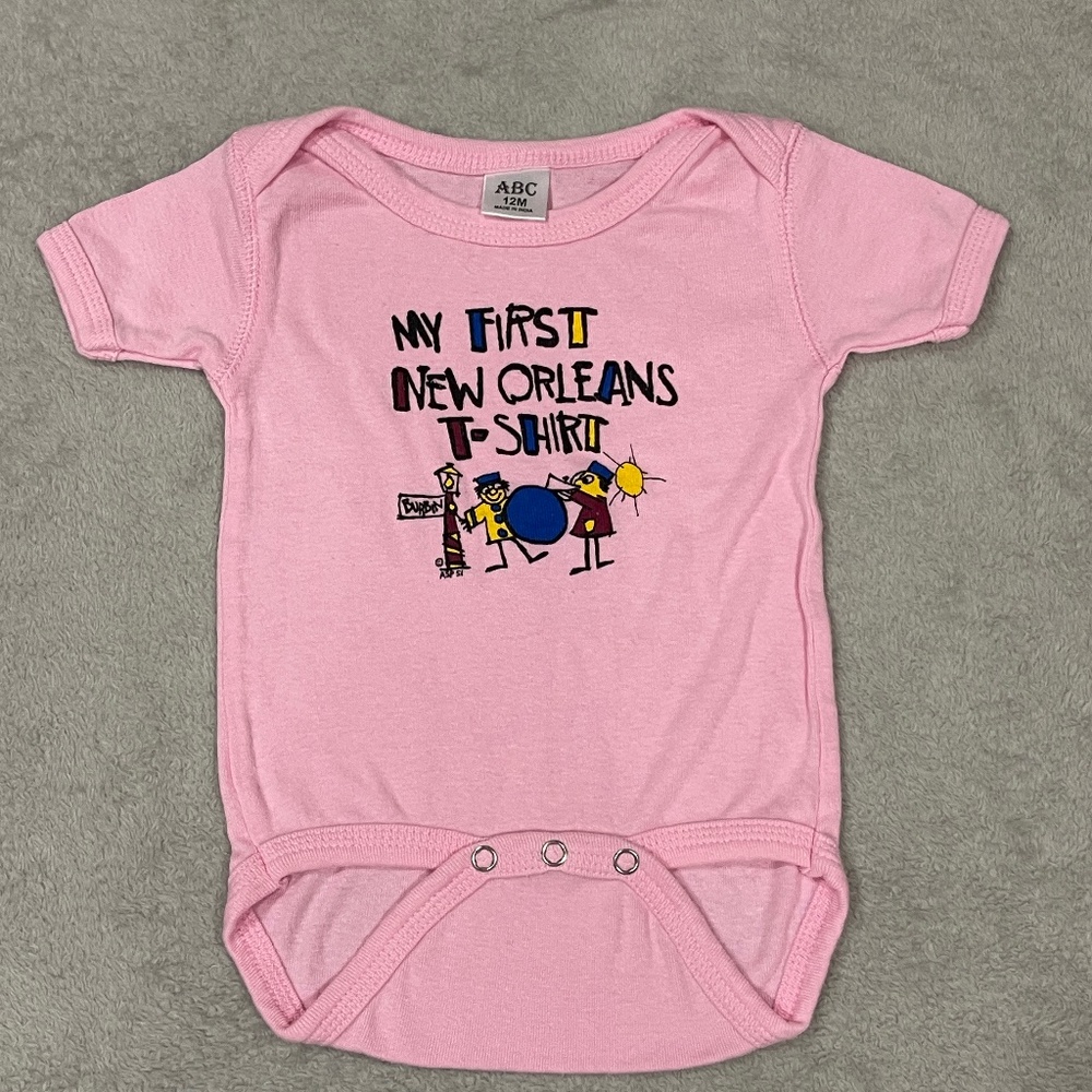 My First New Orleans T-Shirt Onesie Size 12 Months